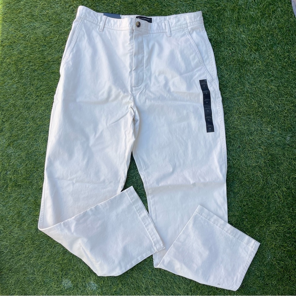Banana republic White Pants size 14 brand new